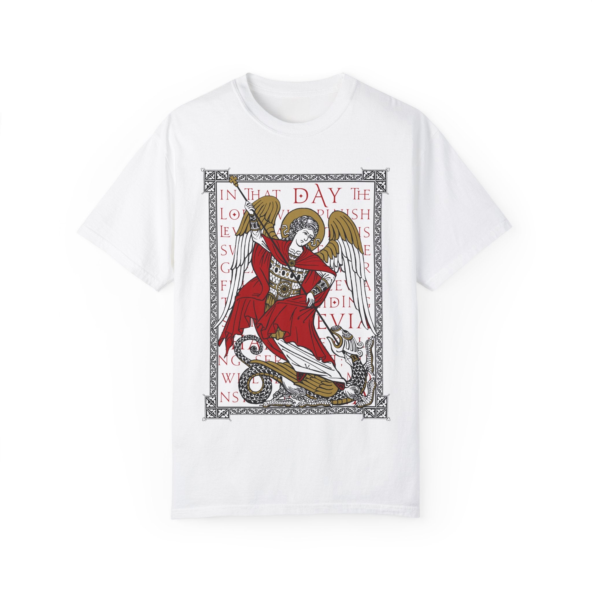 St. Michael and the Dragon Color Tee – Symbolic World Press