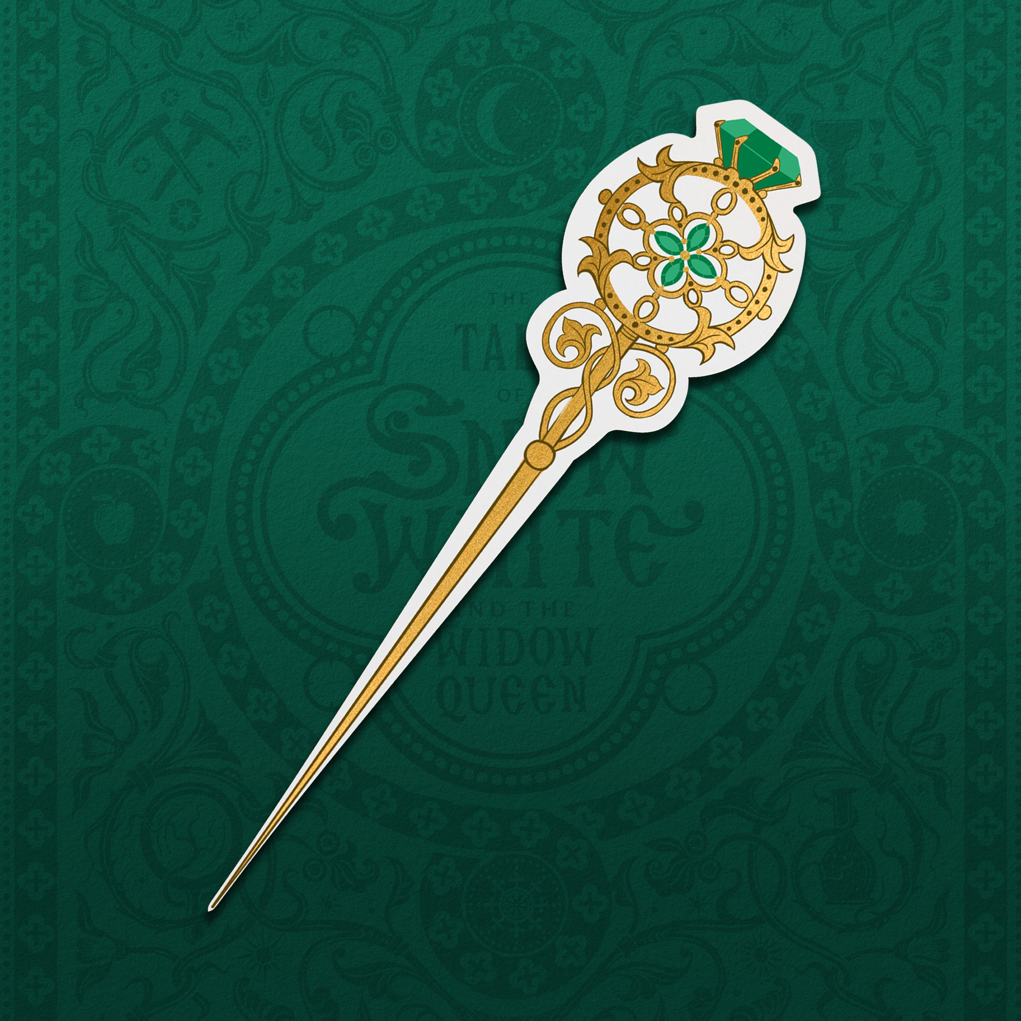 Snow White Hairpin Bookmark