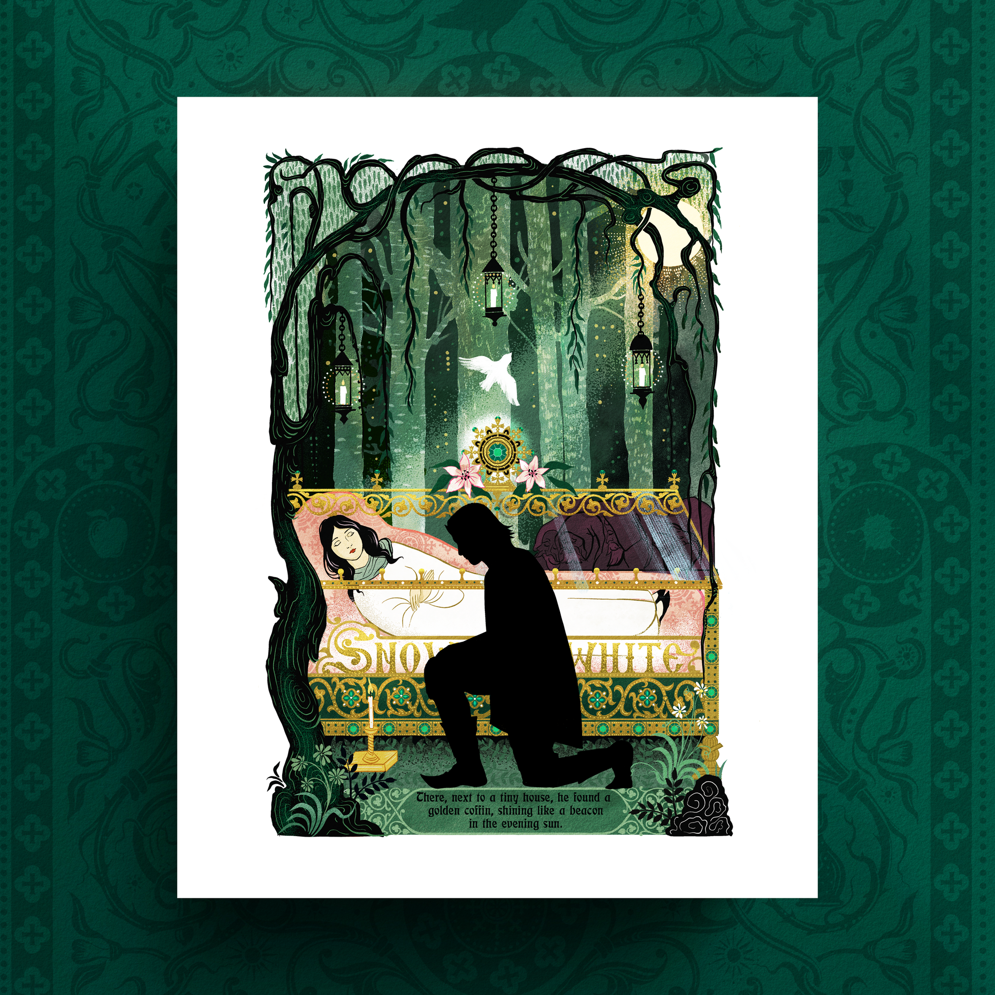 Snow White's Coffin - 8"x10" Art Print